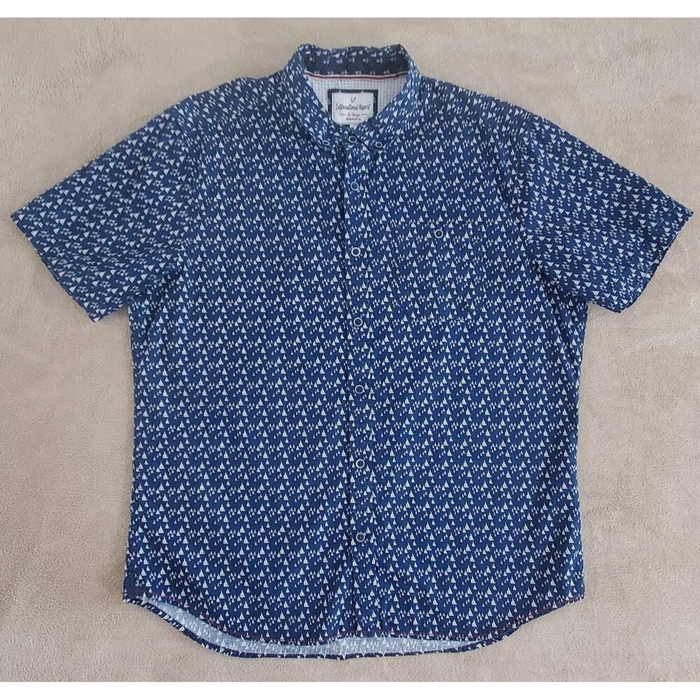 XL Nautical Sailboat Men's Shirt by International Report 🌊⛵️